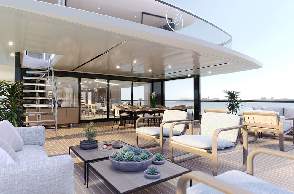BENETTI LAUNCHES THE FIRST B.YOND 37M AND CHOOSES GIORGETTI FOR INDOOR AND OUTDOOR FURNITURE 3